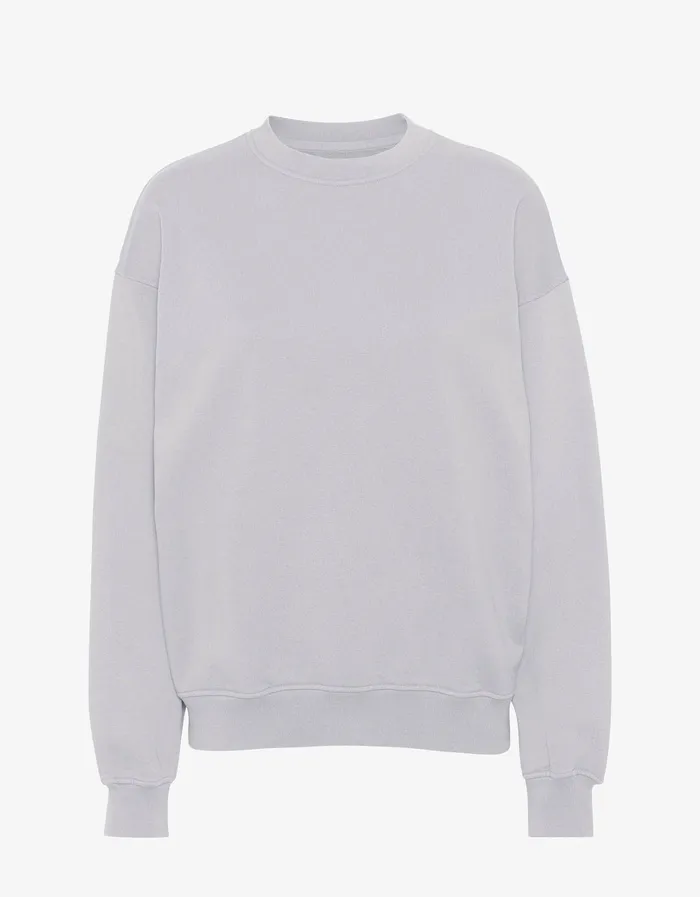 Crewneck Sweatshirts Men Colorfulstandard Organic Oversized Crew 8211 Limestone Grey