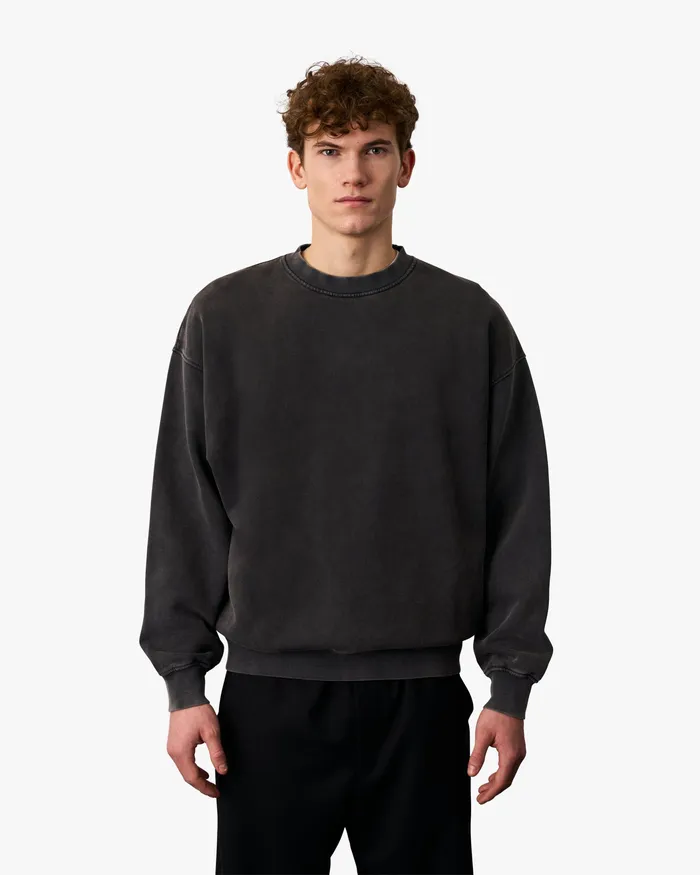 Crewneck Sweatshirts Men Colorfulstandard Organic Oversized Crew 8211 Seaside Blue
