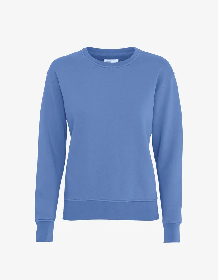Crewneck Sweatshirts Women Classic Organic Crew 8211 Sky Blue Colorfulstandard Women