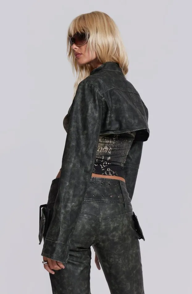 Crop Tops Women Jaded London Assassin Ultra Cropped Jacket