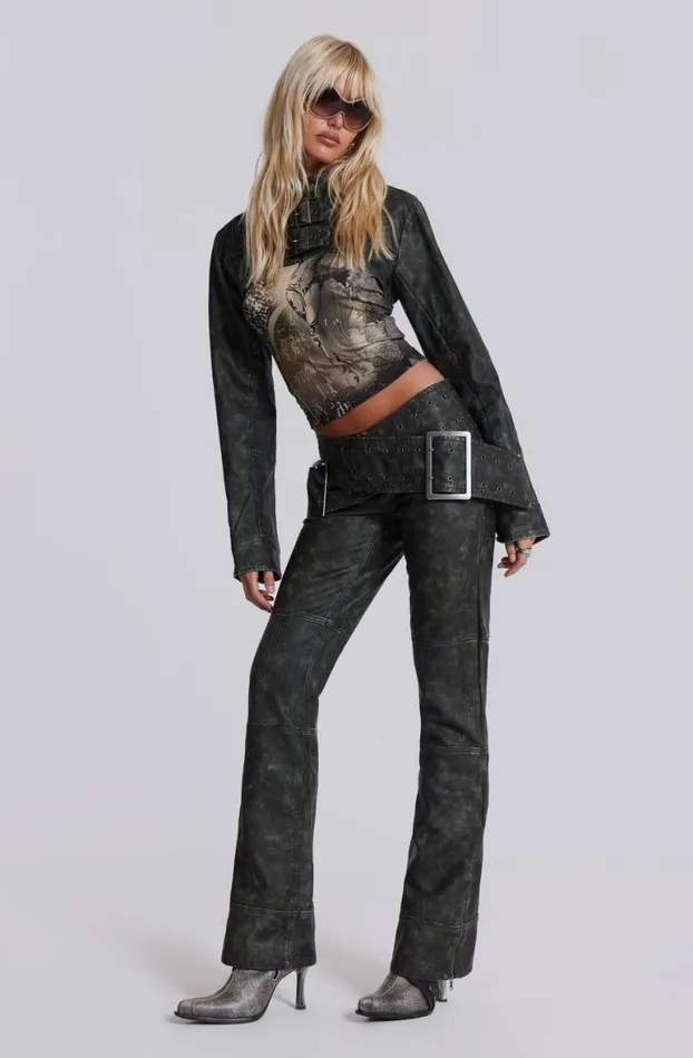Crop Tops Women Jaded London Assassin Ultra Cropped Jacket