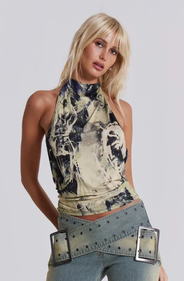 Crop Tops Women Jaded London Vision Backless Halter Top
