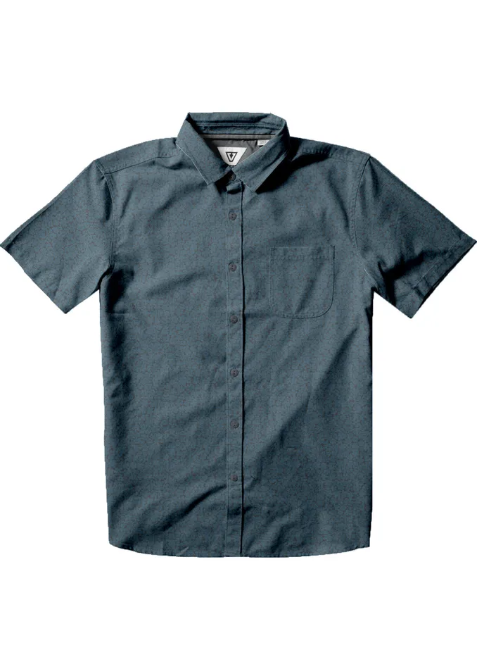 Cut Up Ss Eco Ss Shirt Deep Water Shirts and Flannels Vissla Men Cut Up Ss Eco Ss Shirt Deep Water Shirts and Flannels Vissla Men