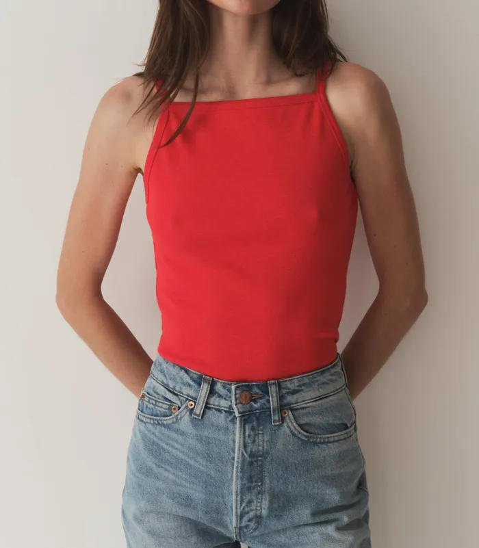 DEN Angie Tank Scarlet Women Tees