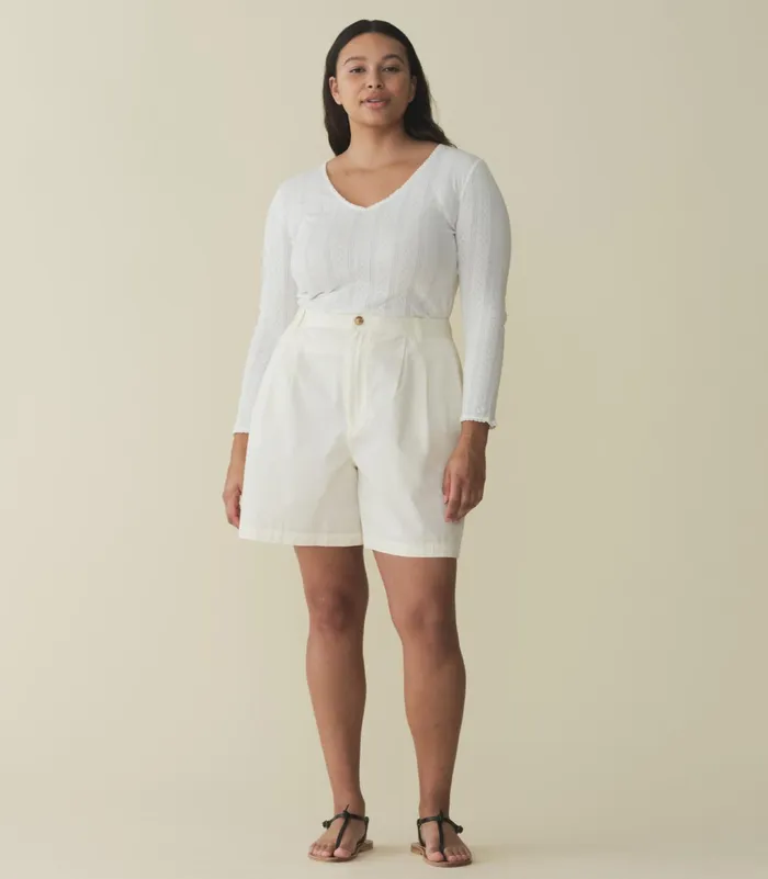 DEN Danette Short Salt Women Pants and Shorts DEN Danette Short Salt Women Pants and Shorts