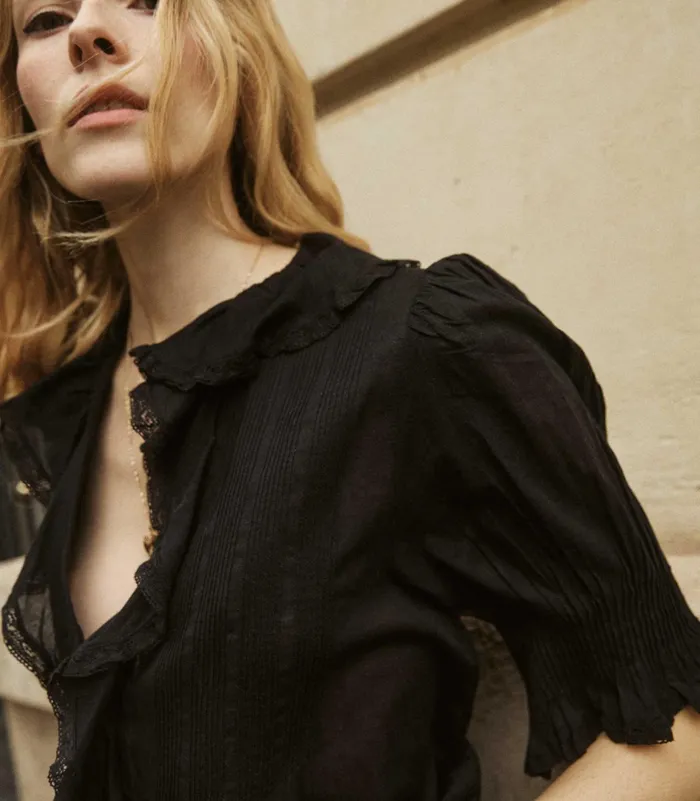 DEN Henri Top Black Women Tops DEN Henri Top Black Women Tops