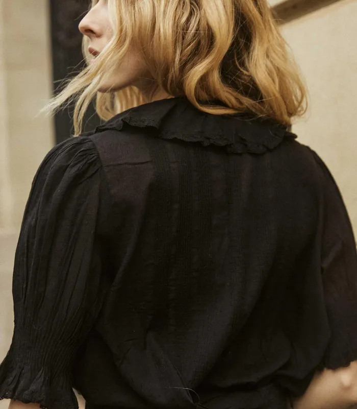 DEN Henri Top Black Women Tops DEN Henri Top Black Women Tops