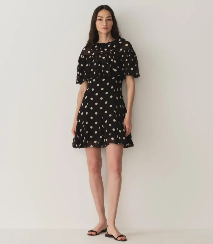 DEN Kaylin Dress Noir Solstice Sky Dot Women Dresses