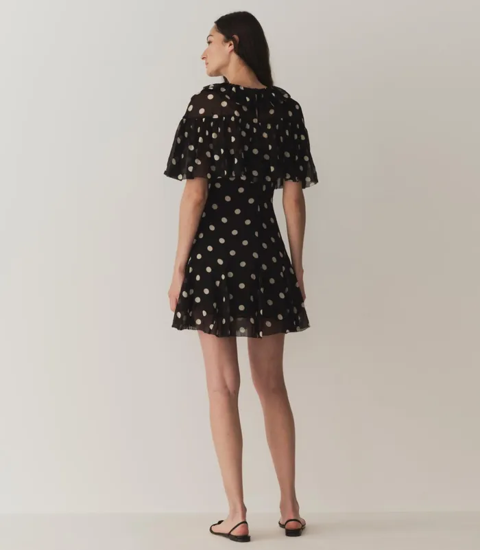 DEN Kaylin Dress Noir Solstice Sky Dot Women Dresses