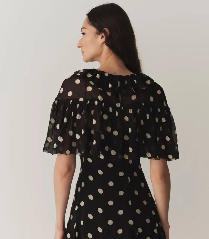 DEN Kaylin Dress Noir Solstice Sky Dot Women Dresses