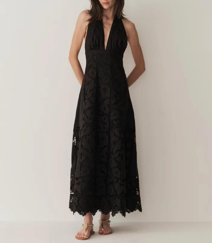DEN Mariza Dress Black Women Dresses