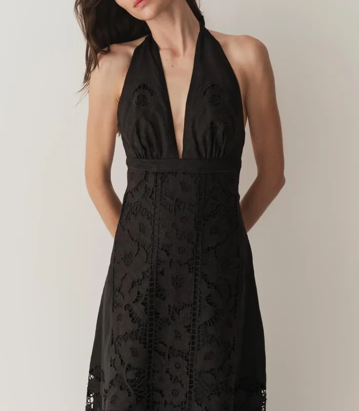 DEN Mariza Dress Black Women Dresses