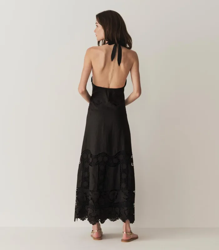DEN Mariza Dress Black Women Dresses