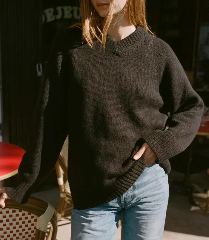 DEN Merit Sweater Black Women Knitwear