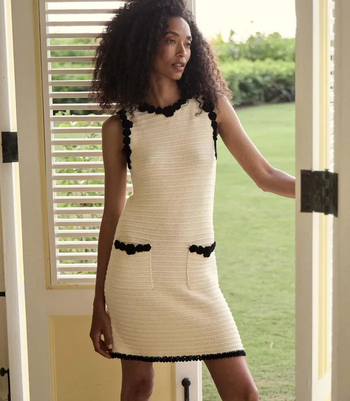 DEN Millicent Dress Cream Women Dresses