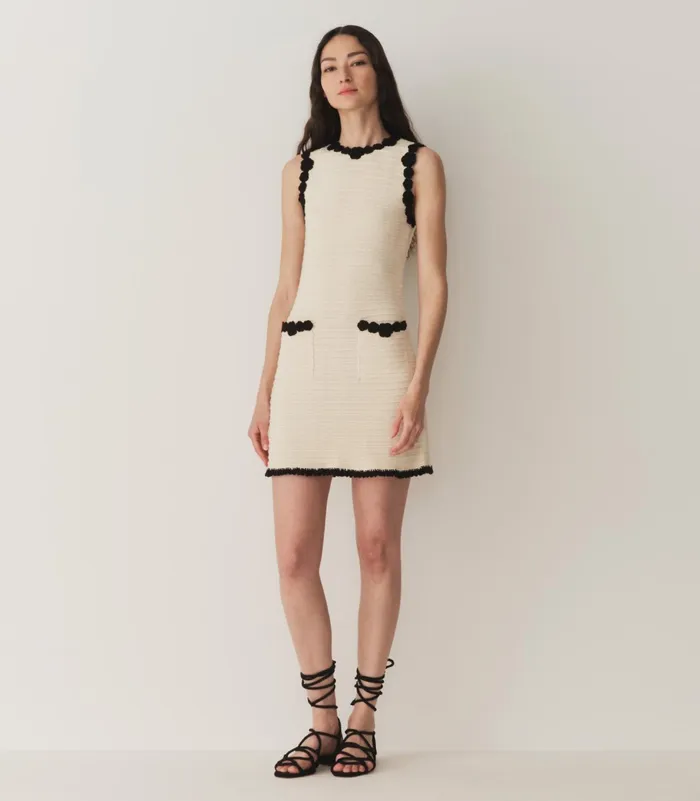 DEN Millicent Dress Cream Women Dresses