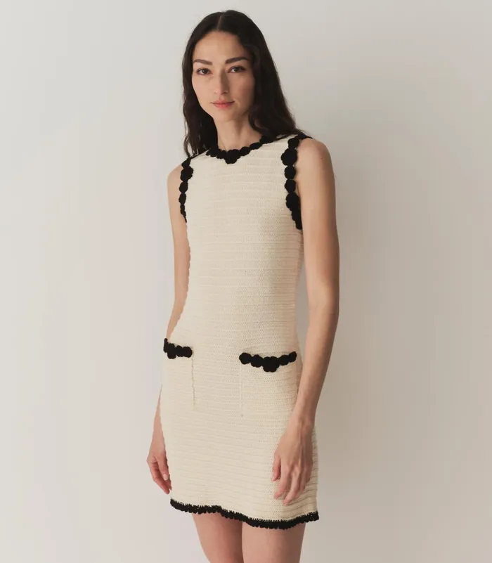 DEN Millicent Dress Cream Women Dresses