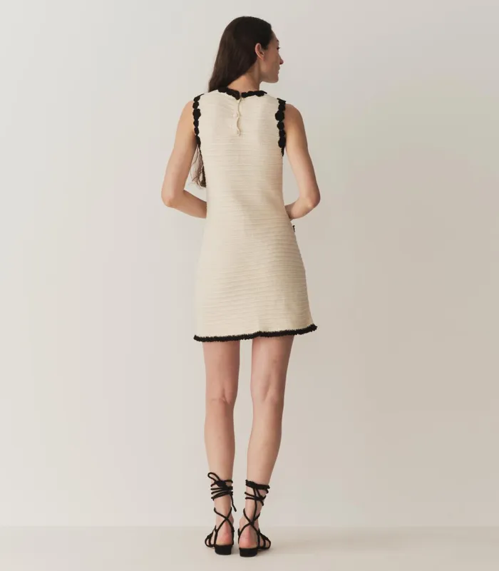 DEN Millicent Dress Cream Women Dresses