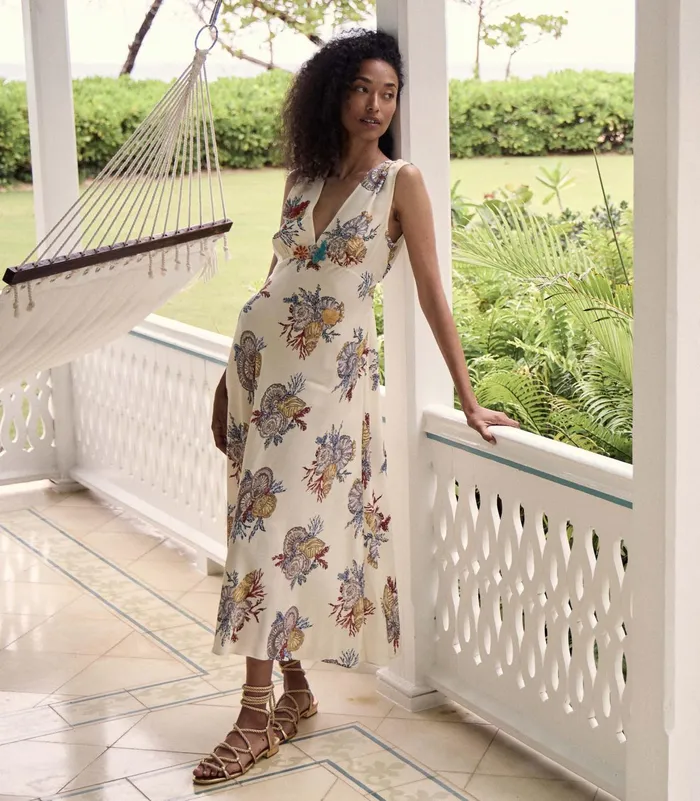 DEN Tatiana Dress Mer Botanique Women Dresses