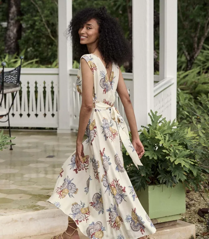DEN Tatiana Dress Mer Botanique Women Dresses