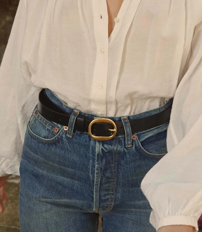 DEN Wyatt Belt Black Women Belts Hats and Gloves