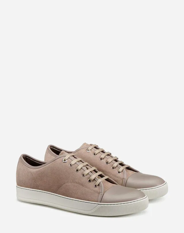 Dbb1 Suede And Leather Sneakers Beige Men Lanvin DBB1