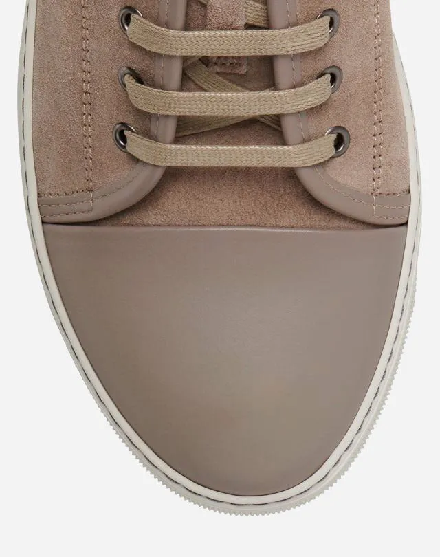 Dbb1 Suede And Leather Sneakers Beige Men Lanvin DBB1