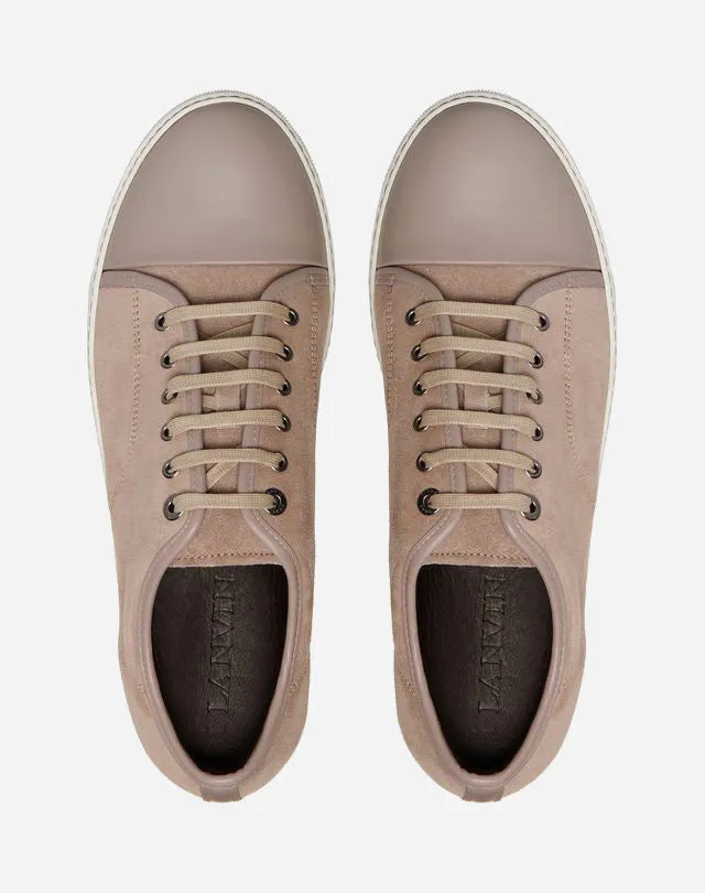 Dbb1 Suede And Leather Sneakers Beige Men Lanvin DBB1