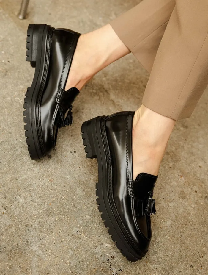 Deniz Siyah Black Women Bobbies Loafers and Derbies Deniz Siyah Black Women Bobbies Loafers and Derbies