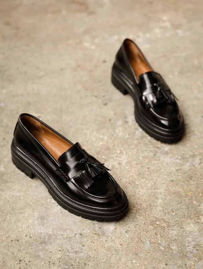 Deniz Siyah Black Women Bobbies Loafers and Derbies Deniz Siyah Black Women Bobbies Loafers and Derbies
