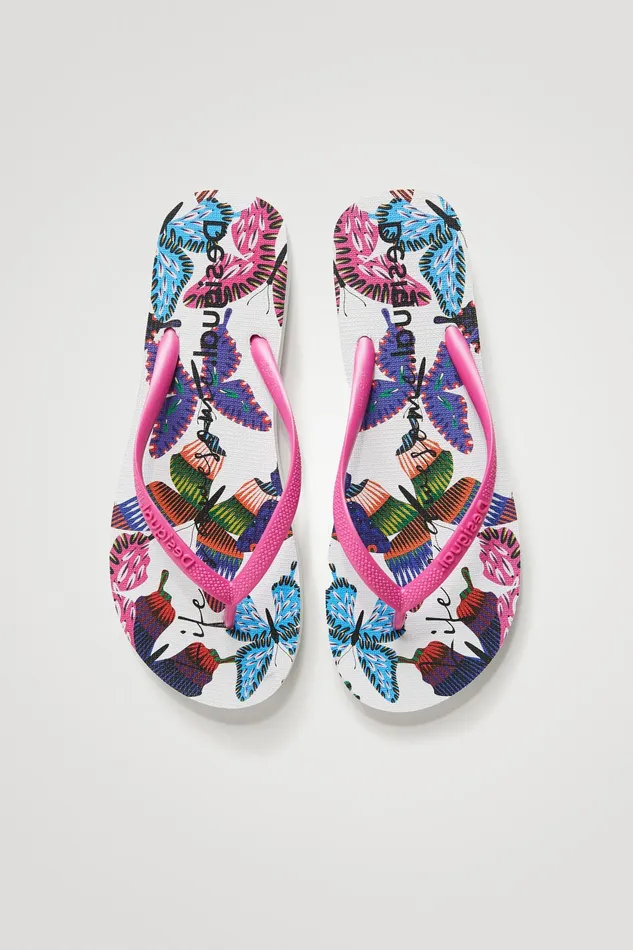 Desigual Butterfly Flipflops Women Sandals