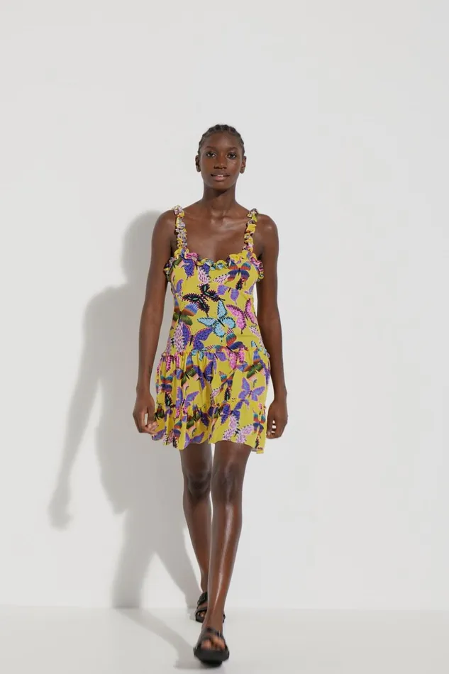 Desigual Butterfly Strap Dress Women Swimwear