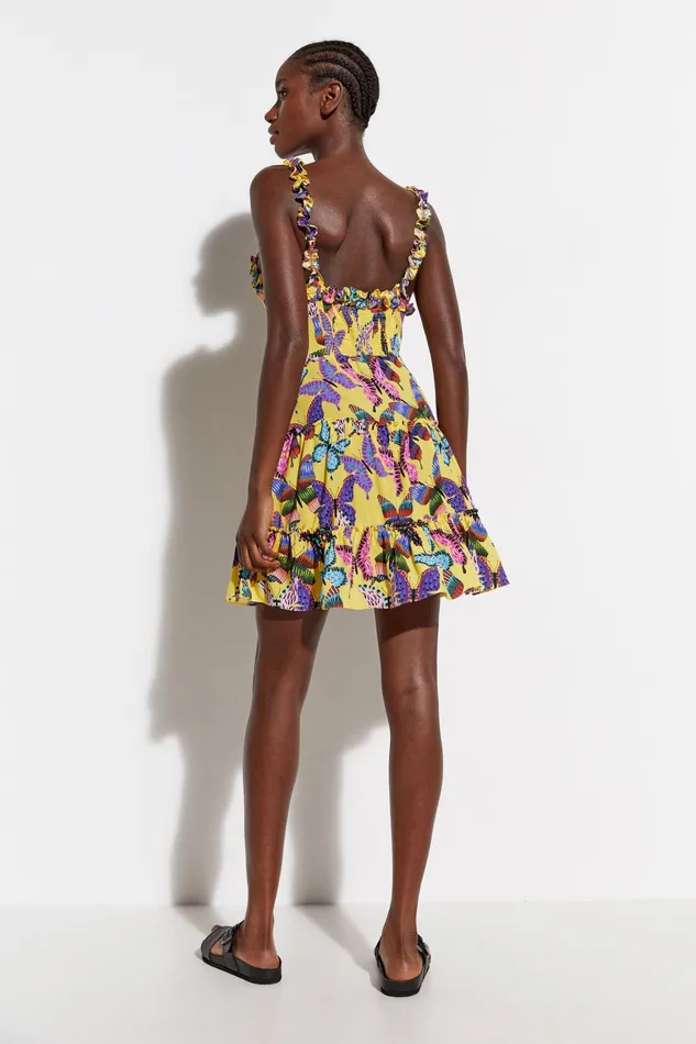 Desigual Butterfly Strap Dress Women Swimwear