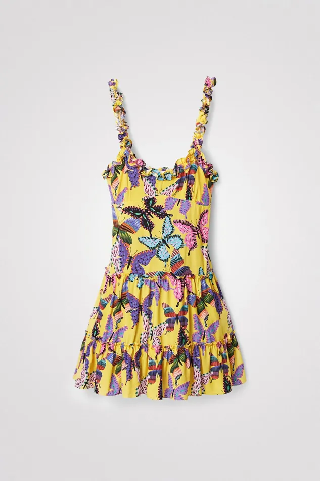 Desigual Butterfly Strap Dress Women Swimwear