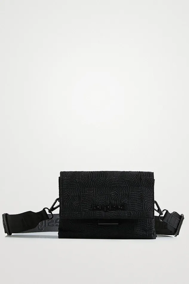 Desigual Embroidered Sling Bag Women Crossbody Bags