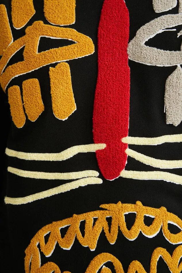 Desigual Feline Sweatshirt Mens Sweaters and Sweatshirts