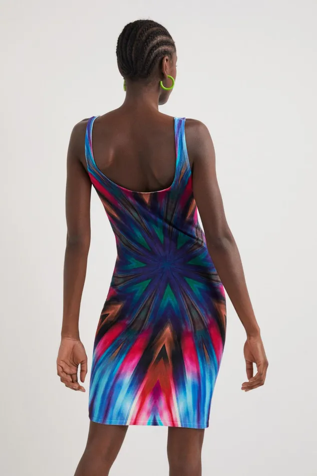 Desigual Kaleidoscope Knit Dress Women Dresses