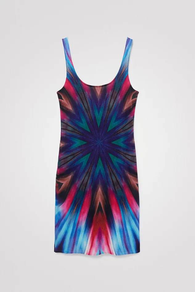 Desigual Kaleidoscope Knit Dress Women Dresses