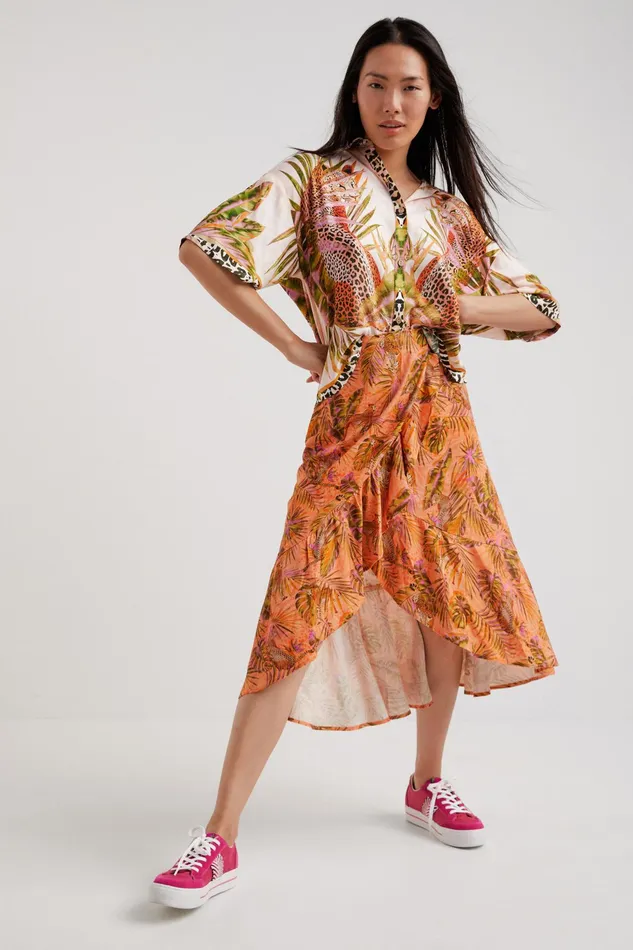 Desigual Leopard Shirt Women Tops and Shirts