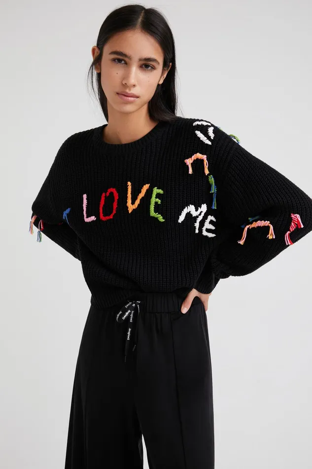 Desigual Love Oversized Jumper Women Sweaters