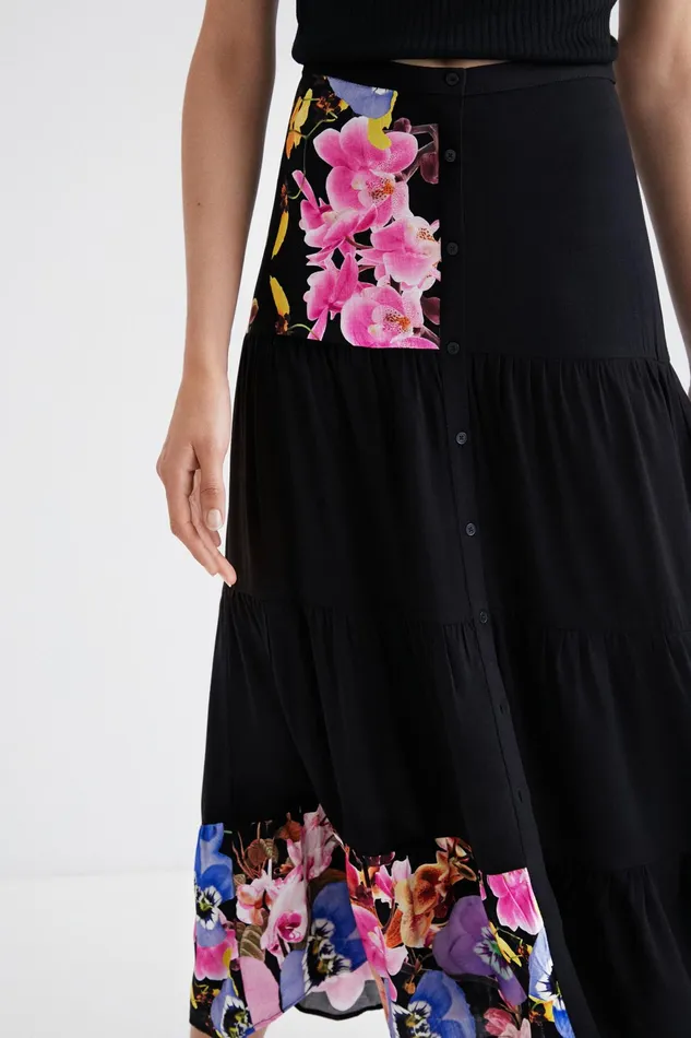 Desigual M Christian Lacroix Long Skirt Women Skirts and Shorts