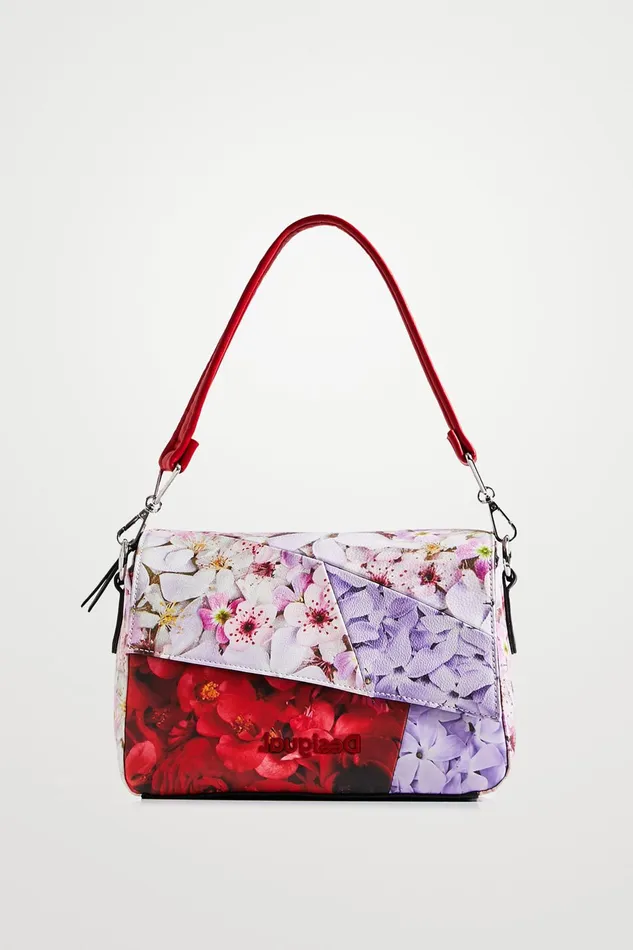 Desigual Patchwork Floral Sling Bag Women Crossbody Bags