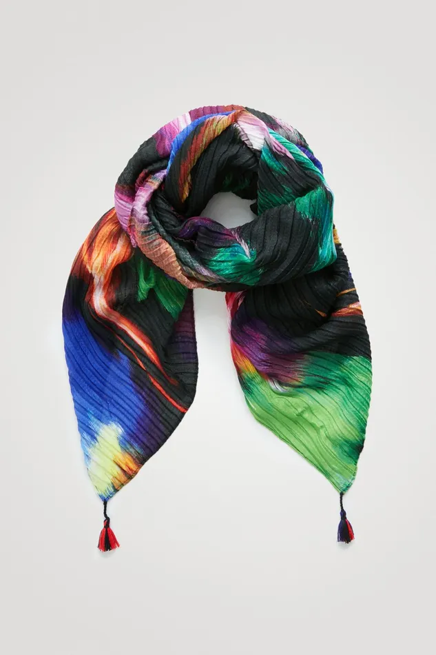 Desigual Pleated Foulard Women Scarves