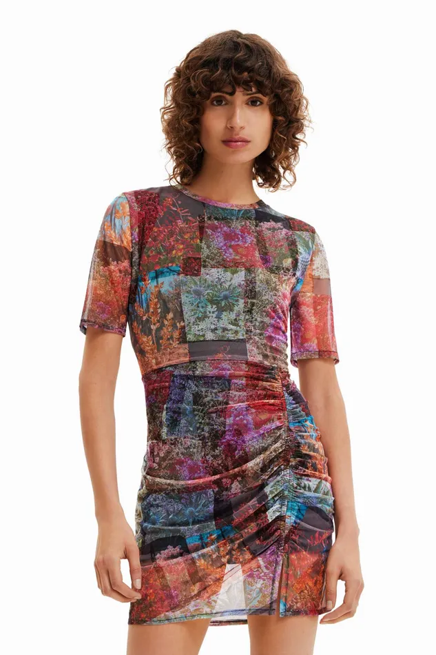 Desigual Short Forest Dress Women Dresses