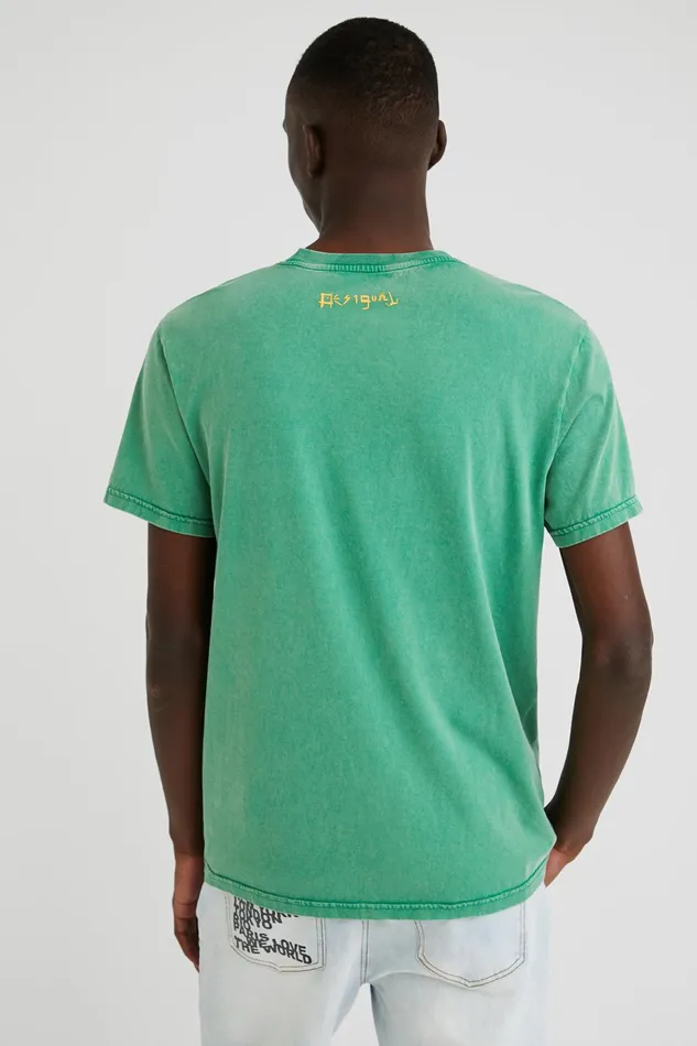 Desigual Shortsleeve Angel Tshirt Mens Tshirt and Polos