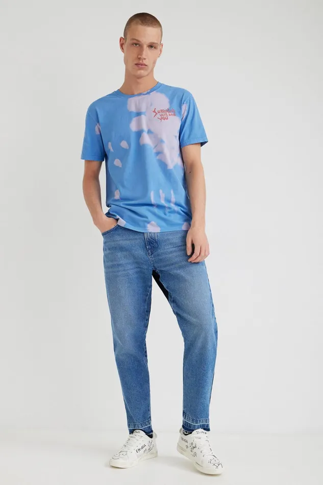 Desigual Shortsleeve Surrealist Tshirt Mens Tshirt and Polos