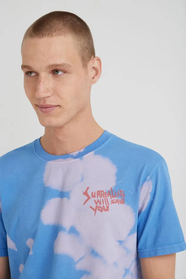Desigual Shortsleeve Surrealist Tshirt Mens Tshirt and Polos