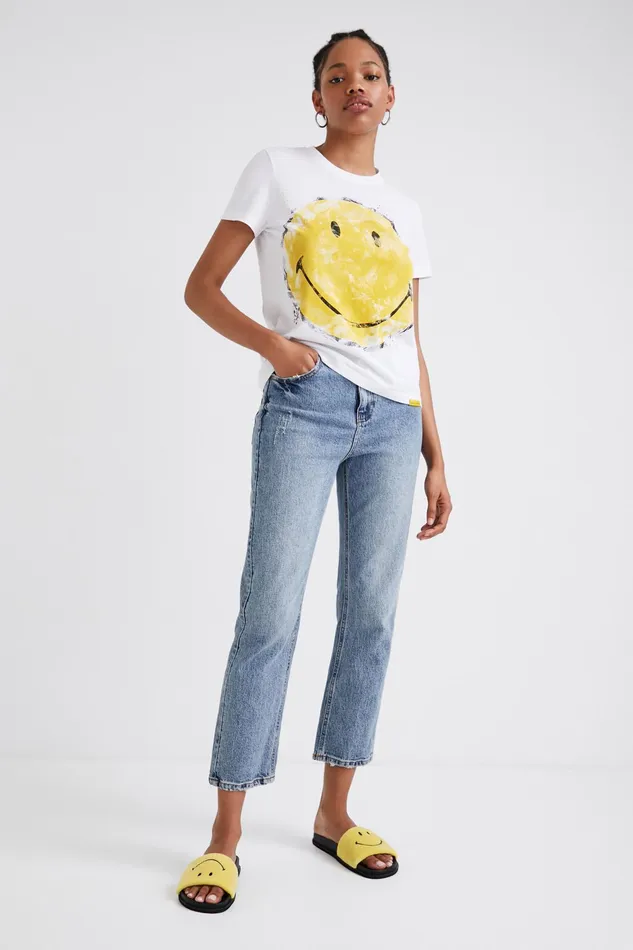 Desigual Smiley Tshirt Women Tshirts