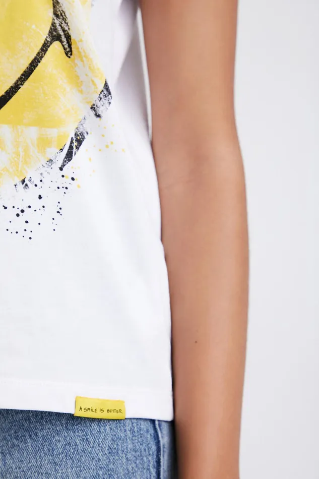 Desigual Smiley Tshirt Women Tshirts