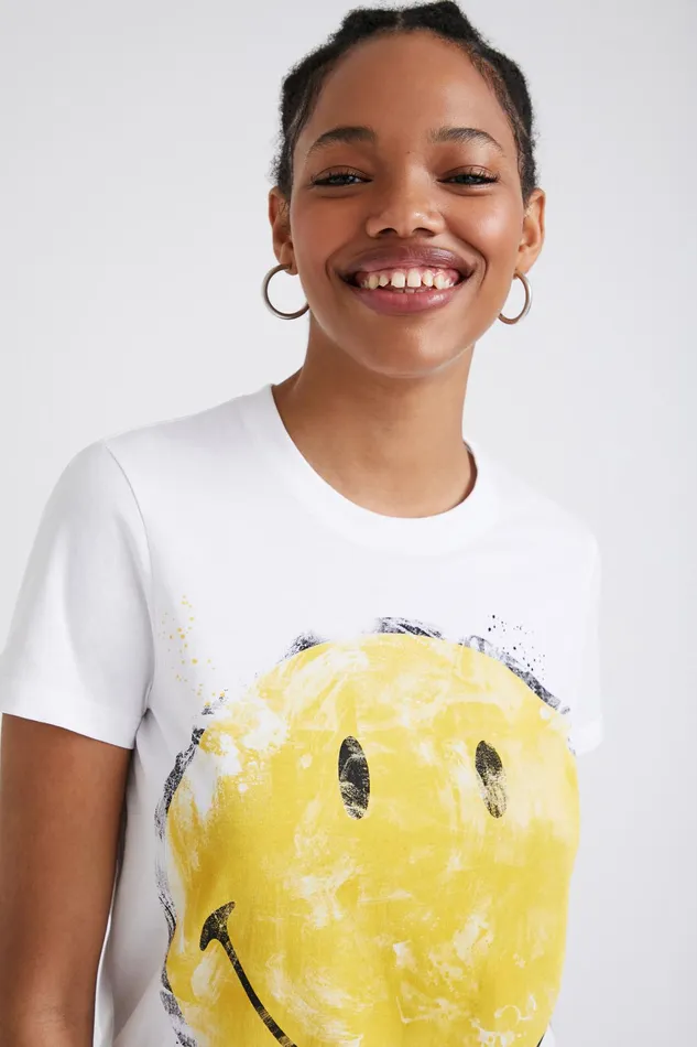 Desigual Smiley Tshirt Women Tshirts